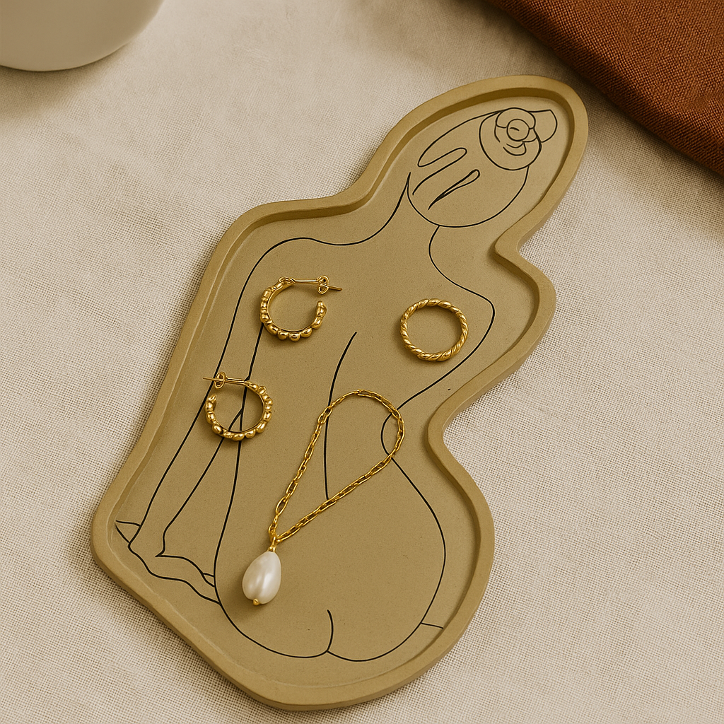 ALL OF ME CONCRETE TRINKET TRAY