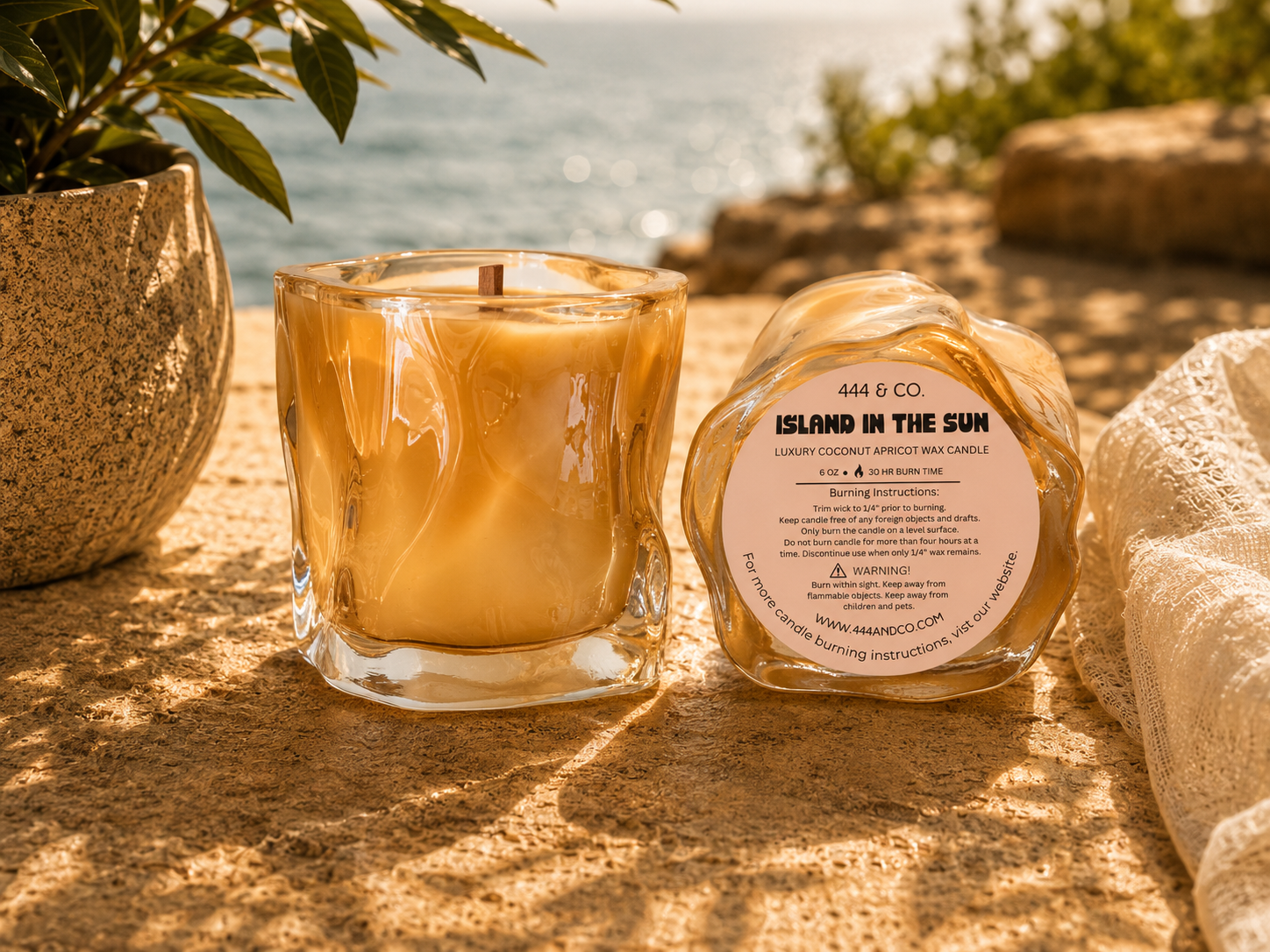 ISLAND IN THE SUN- AMBER FINISH